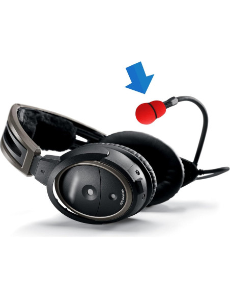 Cubierta de Micrófono LEFXMOPHY para Bose A20 A30 - 3 Piezas