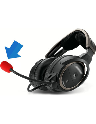 Cubierta de Micrófono LEFXMOPHY para Bose A20 A30 - 3 Piezas