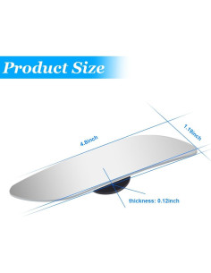 Espejo de Punto Ciego AICEL, 2 Unidades Ajustable 360 2