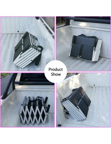 Escalera Plegable para Perros LUNVI 5 Escalones Antideslizante