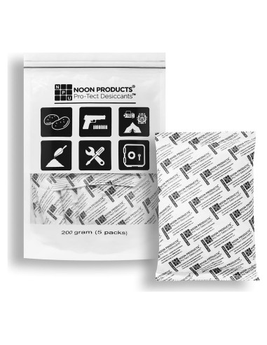 Paquete de Gel de Silica 200g Noon - 5 Sachets Antihumedad