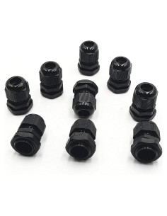 20 Conectores Plásticos Impermeables Gland de Cable M20 IP67