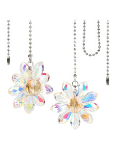 Cadena de Tirar para Ventilador de Techo Ethanberg Cristal AB 2 Piezas