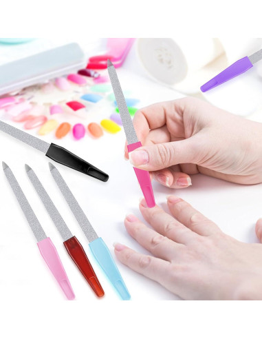 Juego de 6 Limadoras de Uñas de Acero Inoxidable TKYZMS