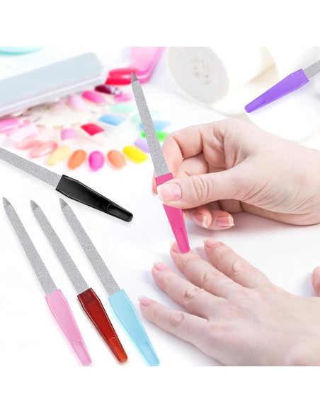 Juego de 6 Limadoras de Uñas de Acero Inoxidable TKYZMS