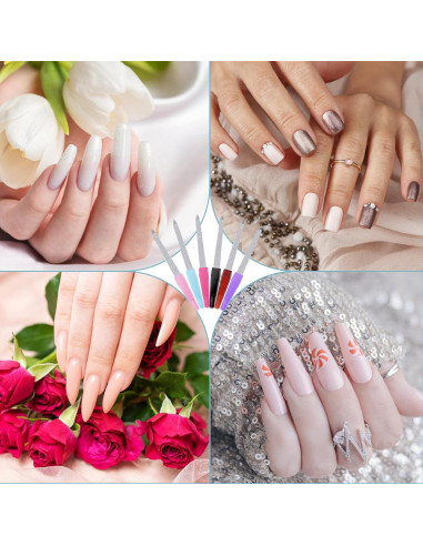 Juego de 6 Limadoras de Uñas de Acero Inoxidable TKYZMS