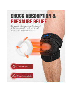 Férula para Rodilla MITBUTY - Soporte Ajustable con Almohadilla de Gel 2