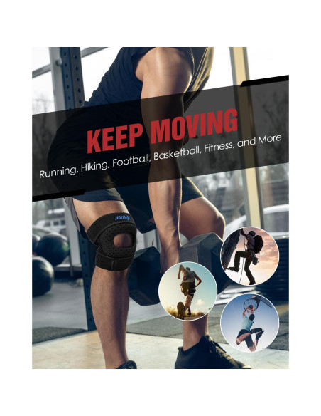 Férula para Rodilla MITBUTY - Soporte Ajustable con Almohadilla de Gel