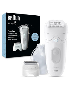 Epilador Braun Silk-epil 5 SE5-041, Húmedo y Seco, Accesorios