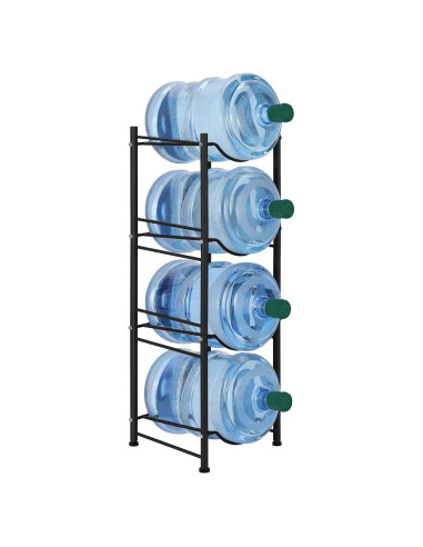 Soporte para Jarras de Agua 5 Galones Smusei 4 Niveles Negro