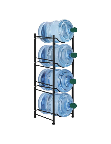 Soporte para Jarras de Agua 5 Galones Smusei 4 Niveles Negro