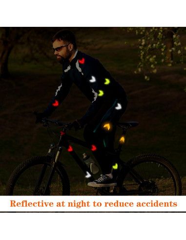 48 Calcomanías Reflectantes Ymapinc - Flechas de Seguridad PVC