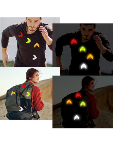 48 Calcomanías Reflectantes Ymapinc - Flechas de Seguridad PVC