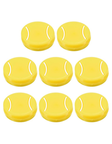 Amortiguador de Vibraciones PATIKIL para Raqueta de Tenis - Silicona Amarillo