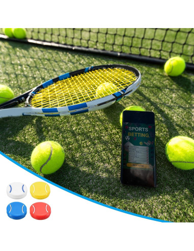 Amortiguador de Vibraciones PATIKIL para Raqueta de Tenis - Silicona Amarillo