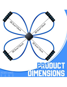 Banda de Resistencia Cruzada Junkin para Pilates - 4 Anillos 2