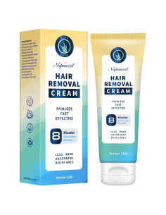 Crema Depilatoria NOPUNZEL 120g - Indolora para Cuerpo y Áreas Íntimas