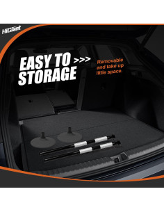 Postes Delineadores de Tráfico HiGiant 86 cm 4 Piezas con Base de Caucho 2