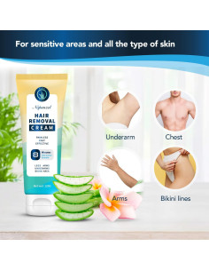 Crema Depilatoria NOPUNZEL 120g - Indolora para Cuerpo y Áreas Íntimas 2