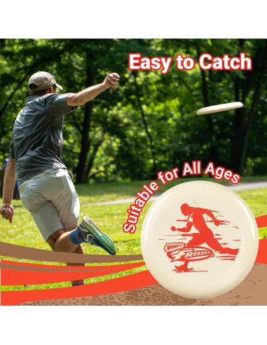 Frisbee Deportivo Wham-O 25.1cm 140g Antideslizante Beige