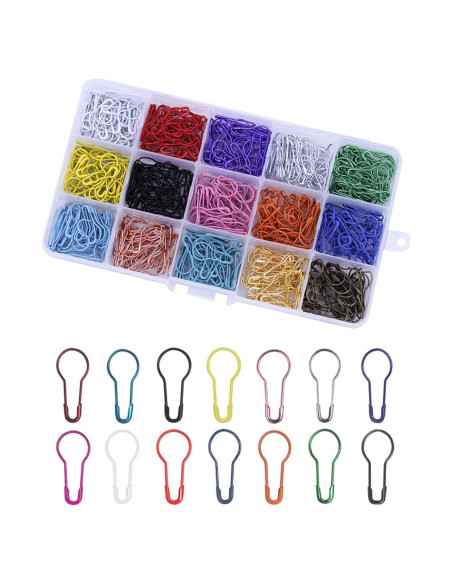 750 Alfileres de Seguridad BetterJonny en Forma de Calabaza