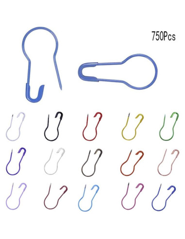 750 Alfileres de Seguridad BetterJonny en Forma de Calabaza