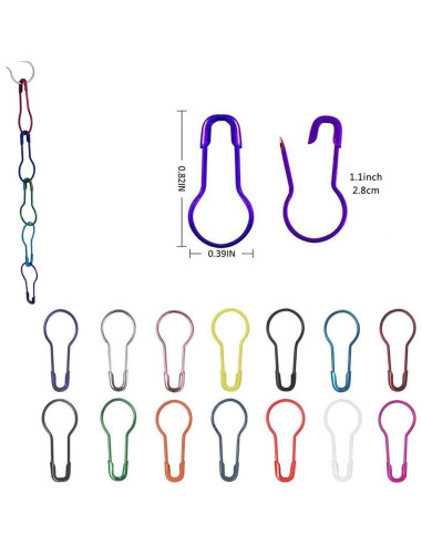 750 Alfileres de Seguridad BetterJonny en Forma de Calabaza