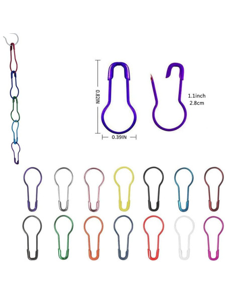 750 Alfileres de Seguridad BetterJonny en Forma de Calabaza