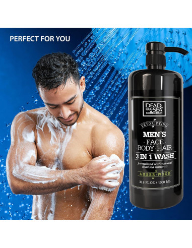 Gel de Ducha 3 en 1 Colección del Mar Muerto 2000 ml Hombres