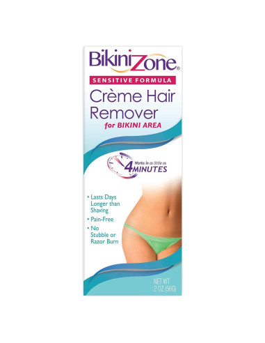 Crema Depilatoria Bikini Zone 2 Oz para Áreas Íntimas