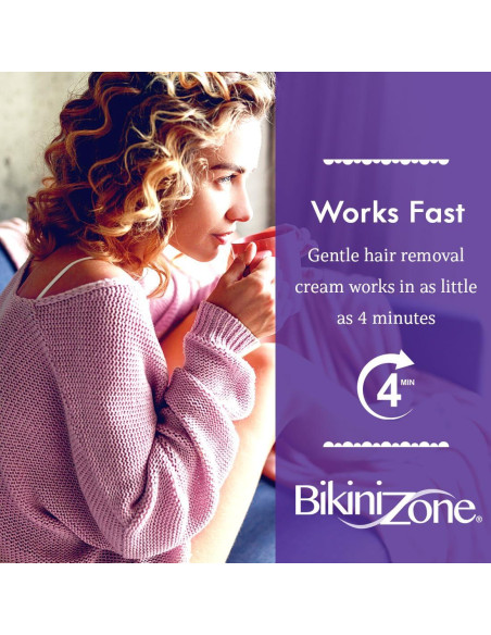 Crema Depilatoria Bikini Zone 2 Oz para Áreas Íntimas