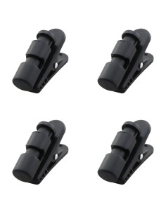 Clip de Cable para Auriculares MDXing - 4 Piezas Negro