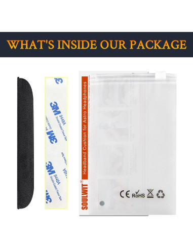 Funda de Microfibra SOULWIT para Auriculares Astro A40/A50 - Negro