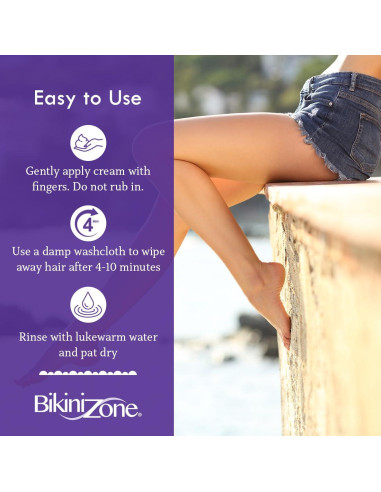 Crema Depilatoria Bikini Zone 2 Oz para Áreas Íntimas