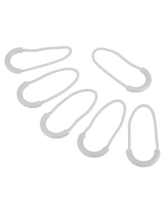 Tiradores de Cremallera PATIKIL 15 Piezas Nylon Gris Claro