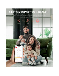 Anillo Inteligente Luxelle Fitness Monitor Sueño Frecuencia Cardíaca 2