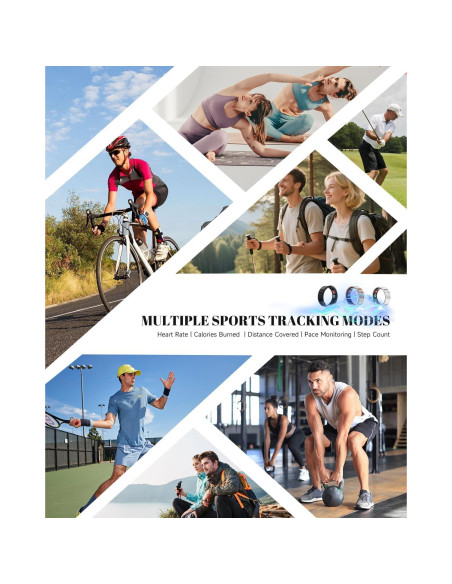 Anillo Inteligente Luxelle Fitness Monitor Sueño Frecuencia Cardíaca