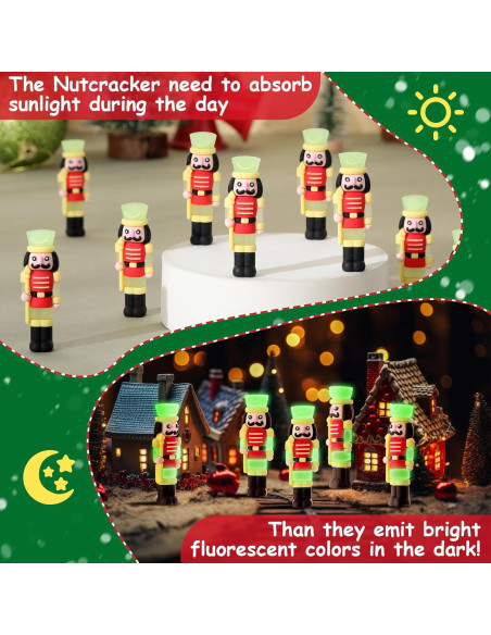 50 Figuritas de Cascanueces Luminiscentes Chunful 5.08 cm