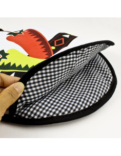 Calentador de Tortillas Zoie + Chloe 30.48 cm Pimientos Microondas 2