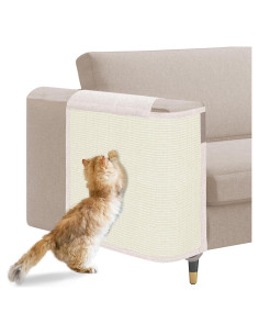 Protector de Sofá Oroonoko contra Arañazos de Gato 60x50cm Beige