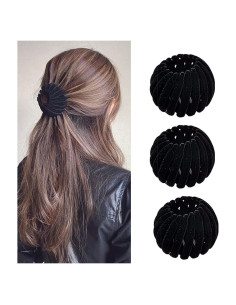 3 Clips Mágicos para Cabello en Nido de Pájaro Lakoiwo