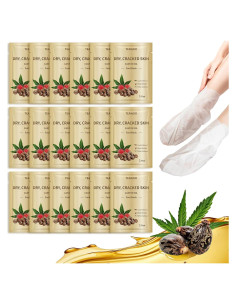 18 Mascarillas Hidratantes para Pies TEAWOO con Aceite de Ricino