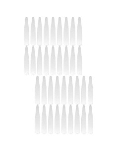 36 Soportes de Collar de Acero Inoxidable PartyKindom 5.6x1cm 2