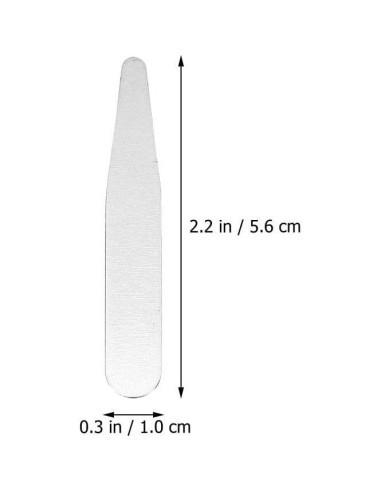 36 Soportes de Collar de Acero Inoxidable PartyKindom 5.6x1cm