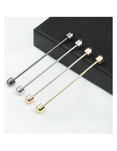 Conjunto de 4 Pinzas de Corbata y Barra de Cuello ViVDuo 2