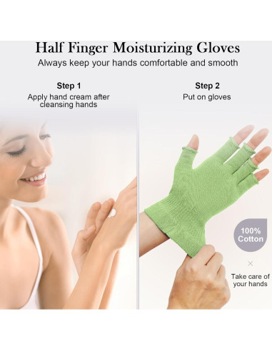 Guantes Hidratantes MIG4U S/M para Manos Secas - 3 Pares