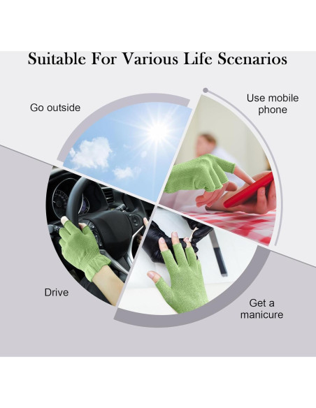 Guantes Hidratantes MIG4U S/M para Manos Secas - 3 Pares