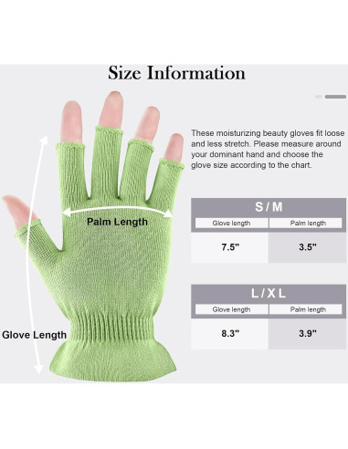 Guantes Hidratantes MIG4U S/M para Manos Secas - 3 Pares