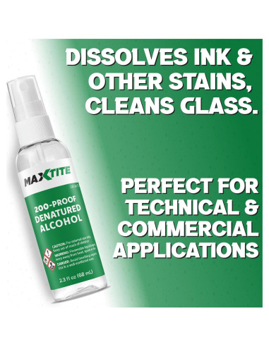 Alcohol Desnaturalizado 200-Prueba MaxTite 68.1 ml Pulverizador