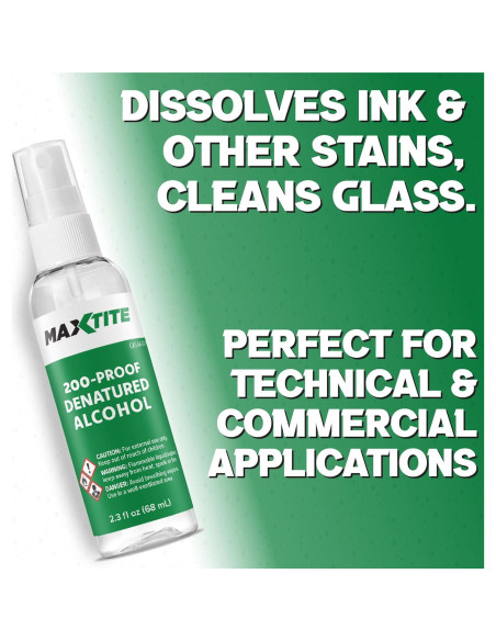 Alcohol Desnaturalizado 200-Prueba MaxTite 68.1 ml Pulverizador